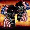T-shirt manches courtes col rond pour homme, surdimensionné, à la mode, motif d'aigle imprimé, soldats américains, Harajuku, loisirs, sport