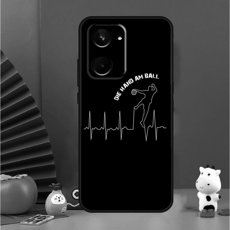 Stylish Playing Handball Case For Realme C67 C55 C53 C51 C35 C33 C31 C30 C25s C21Y GT Neo 6 GT5 9 10 11 12 Pro Plus