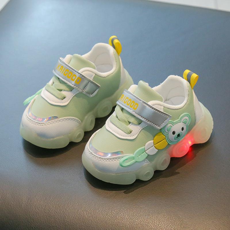 2025 Autumn Girl Baby Light Shoe Infant Soft Sole Walking Shoe for Baby Boy Baby Sport Shoe Casual Sneaker Tenis Masculino Tênis