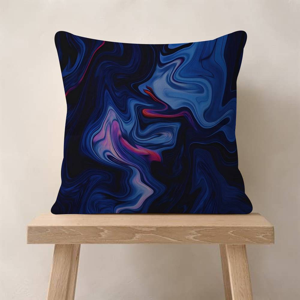 Strata Liquid Game Use Personalized Picture Text Home Decorative Pillows Household Gifts 45x45cm