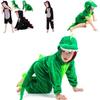 Lebhaftes Unisex Halloween Dinosaurier Kostüm Krokodil Jumpsuit für Kinder Cosplay Events