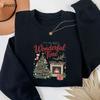 Christmas Time Sweatshirt Women Its The Most Wonderful Time Sweatshirts Vintage Santa Long Sleeve Pullover Clothes Streetwear