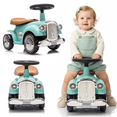Retro Racing Ride-on Walker Pusher for Children Mint