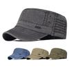Four Seasons Washed Cotton Flat Caps Men Women Baseball Cap Unique Design Vintage Flat Top Hat