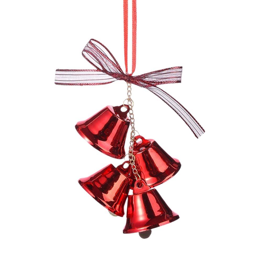 Crisp Sound Xmas Tree Pendant Creative Door Hanging Bell Gifts Retro Windbell Entrance Porch