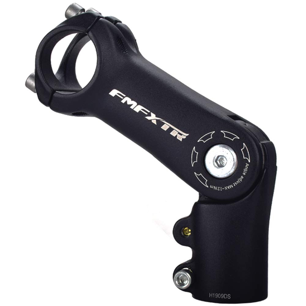 

UPANBIKE Bike Stem Riser Adapter Adjustable 0-90 Degree Length 90mm/110mm 28.6*31.8/90MM
