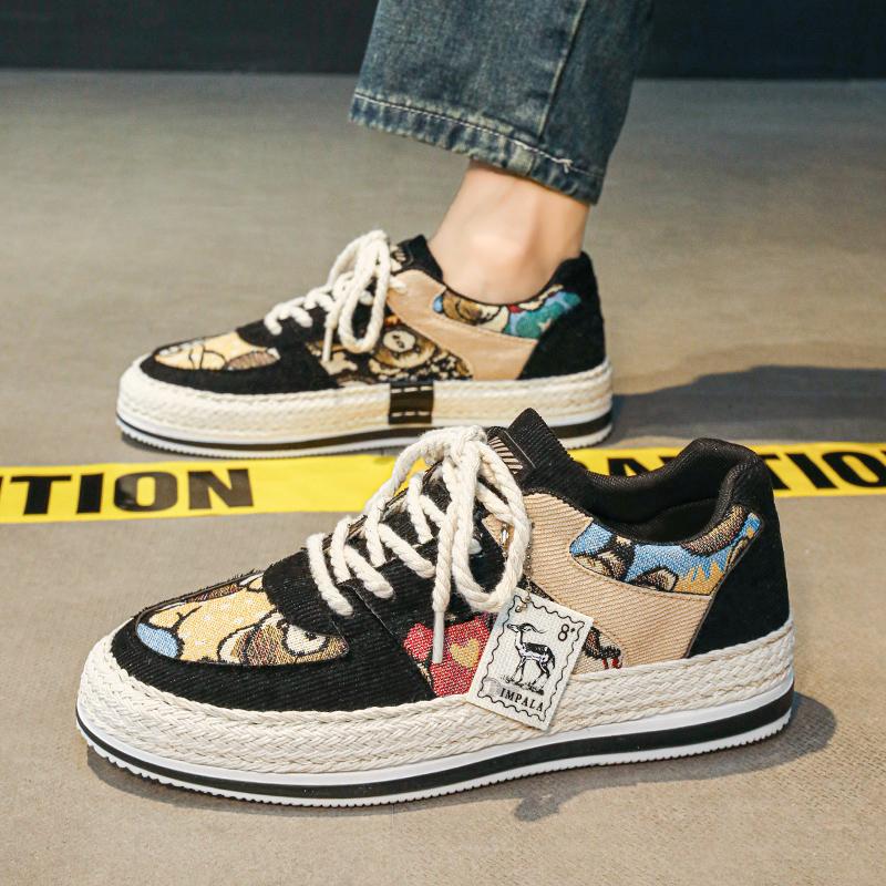 Fashion CYYTL Fisherman Mens Shoes Casual Male Sneakers Skateboard Outdoor Platform Sport Hiking Loafers Designer Luxury Tennis Trainers