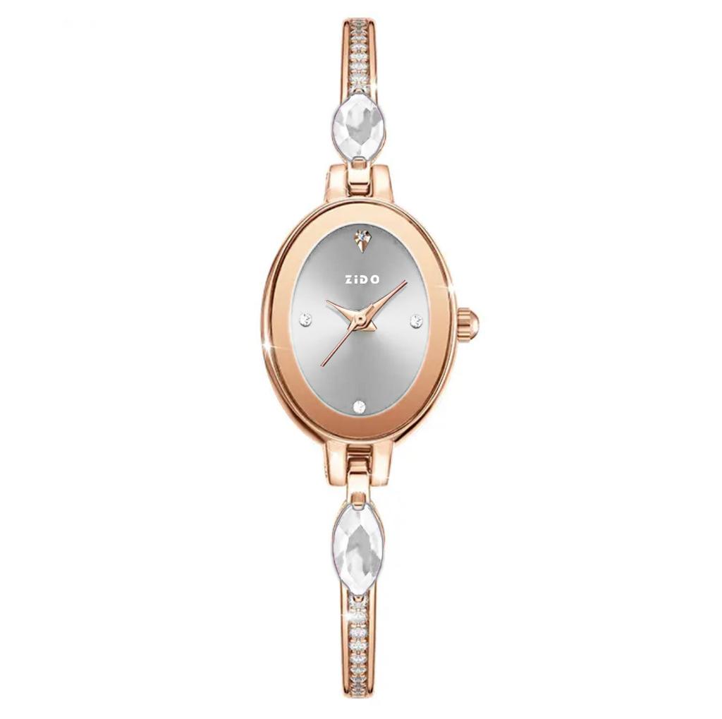 UTHAI L96 Women's Watch Brand Advanced Ladies Fashion Light Luxury Crystal Inlaid Diamond Waterproof Female Quartz Watches Clock