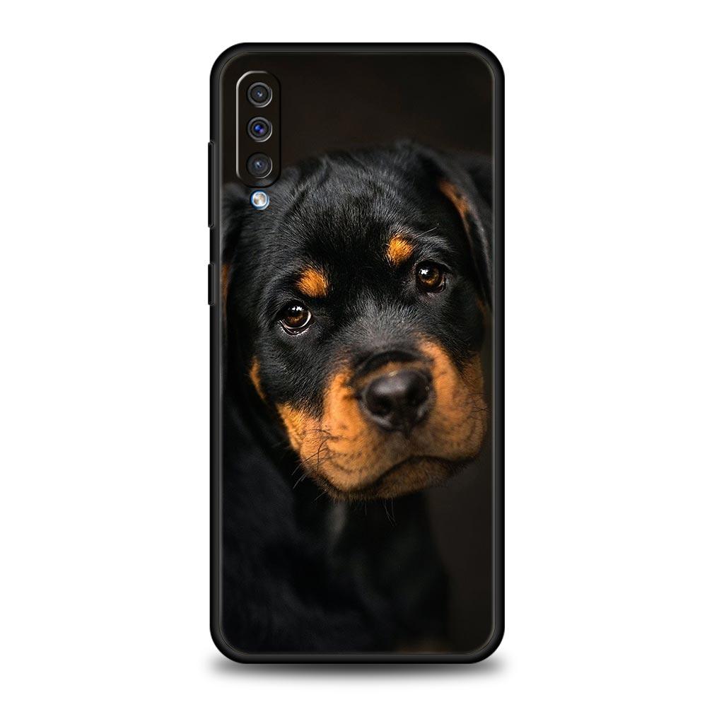 

Чехол для телефона с изображением собаки ротвейлера для Samsung Galaxy A12 A14 A32 A50 A70 A20E A20S A10S A22 A30 A40 A34 A54 A42 A52 5G A02S A04s Samsung A40