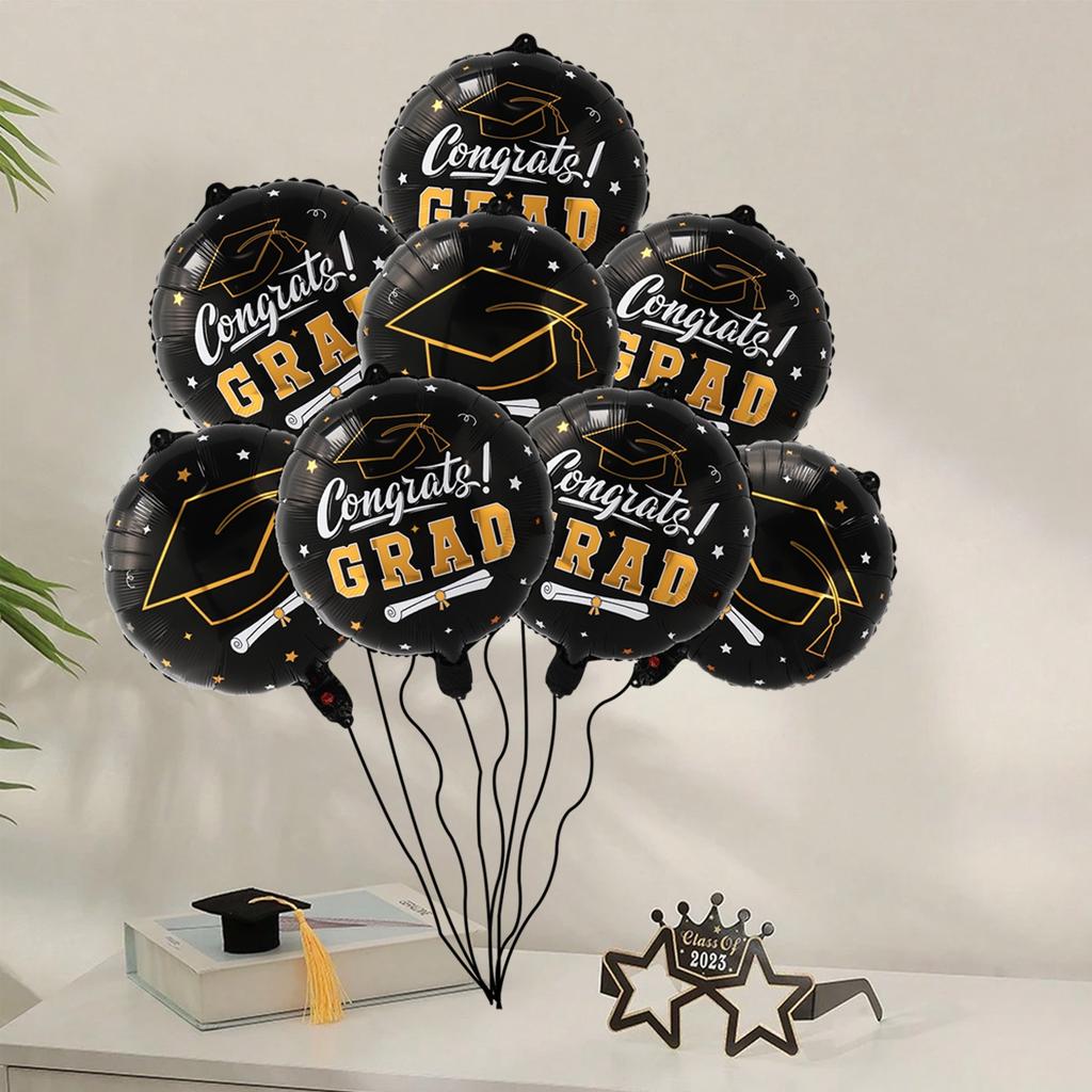 Graduation Balloon Bunch Graduation Party Decoration for Home Congrats Gard Balloons Set Class of 2025 Graduation Party Supplies