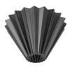 Coffee Filter Cup Resin Conical Reusable Hand Brewed Coffee Dripper Strainer for Kitchen Black