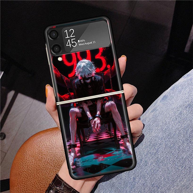 G-Ghoul Tokyo Kaneki Ken Phone Case For Samsung Z Flip 7 6 5 4 3 Galaxy ZFlip7 ZFlip6 ZFlip5 ZFlip4 ZFlip3 5G Print Cover
