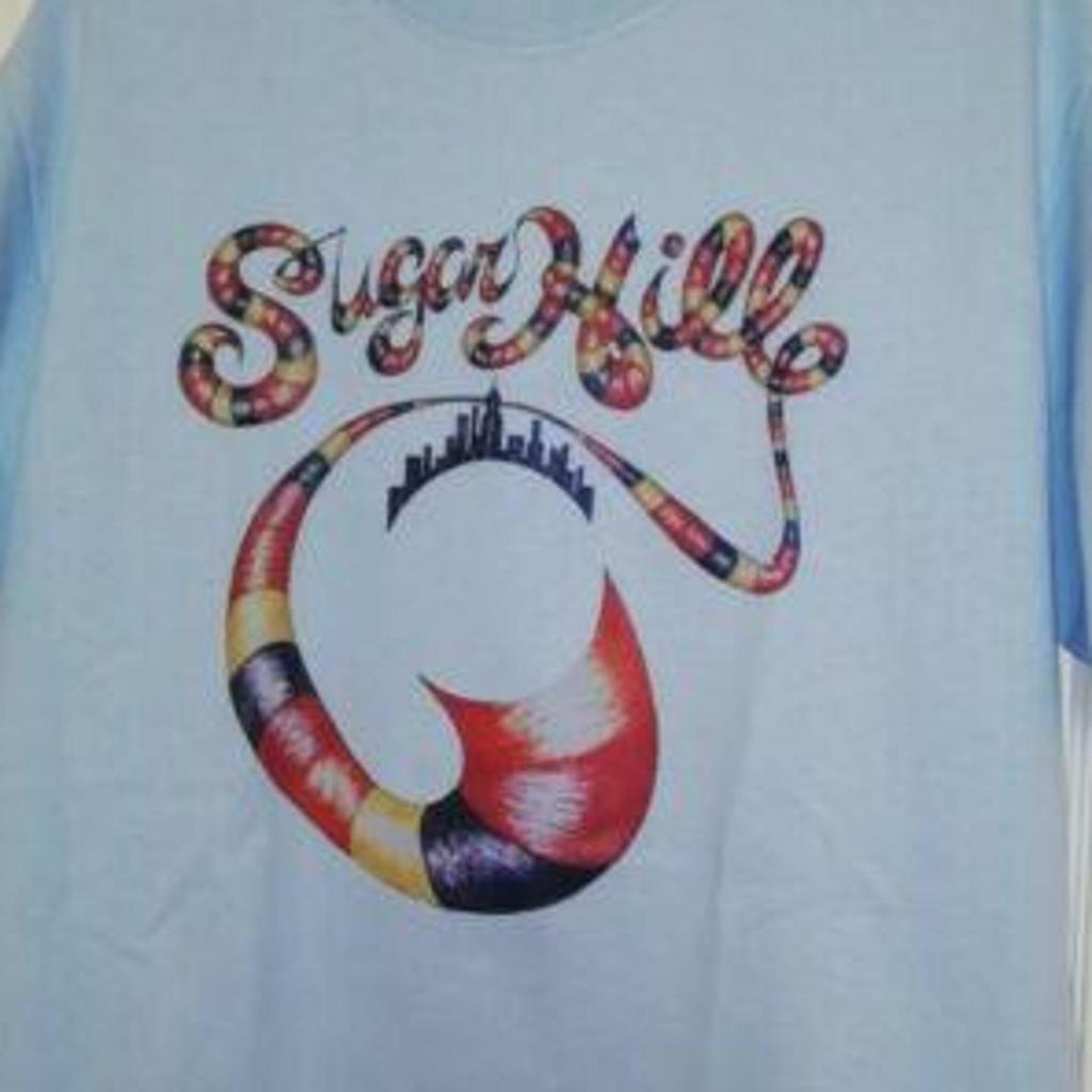 Sugar Hill Records T Shirt EE038 Retro Blue Unisex Graphic Tee