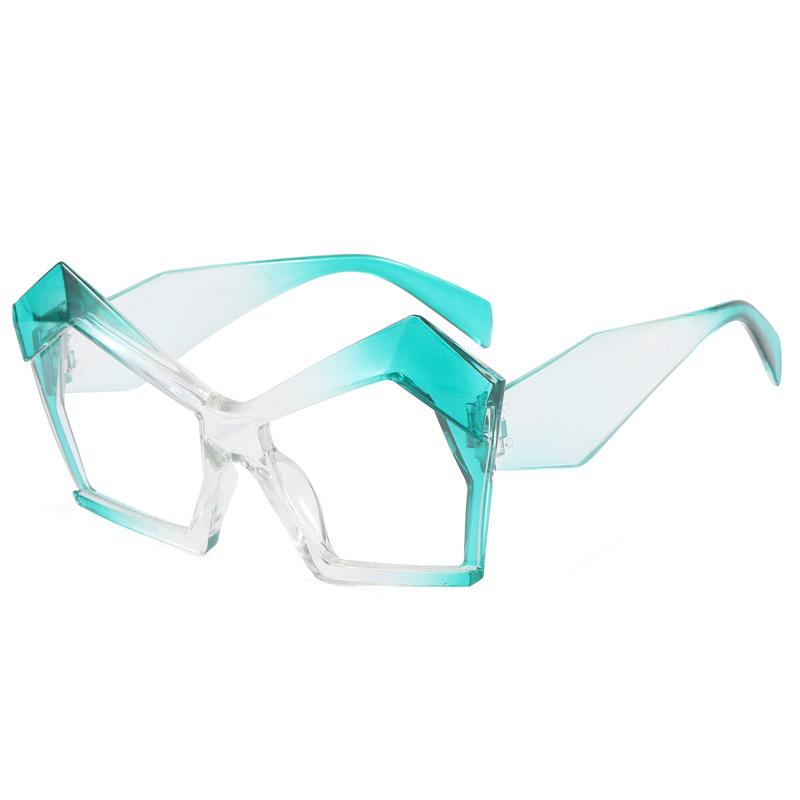 New Vintage Cat Eye Sunglasses Women Men Square Sun Glasses Big Eyewear  for Male Female Special Shaped Glasses