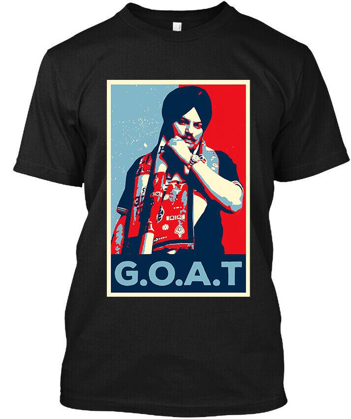 NEW POPULAR! Sidhu Moose Wala Goat Indian Music Graphic Retro T-Shirt Size S-4XL Unisex T-Shirt XXXL