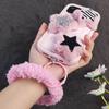 Trendy Phone Accessory Plush Key Organize Anti Drop Keychain Versatile Wristband