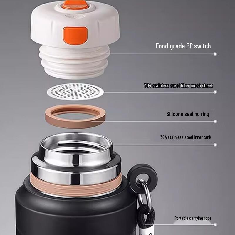 Stainless Steel Tea Infuser Thermos Bottle