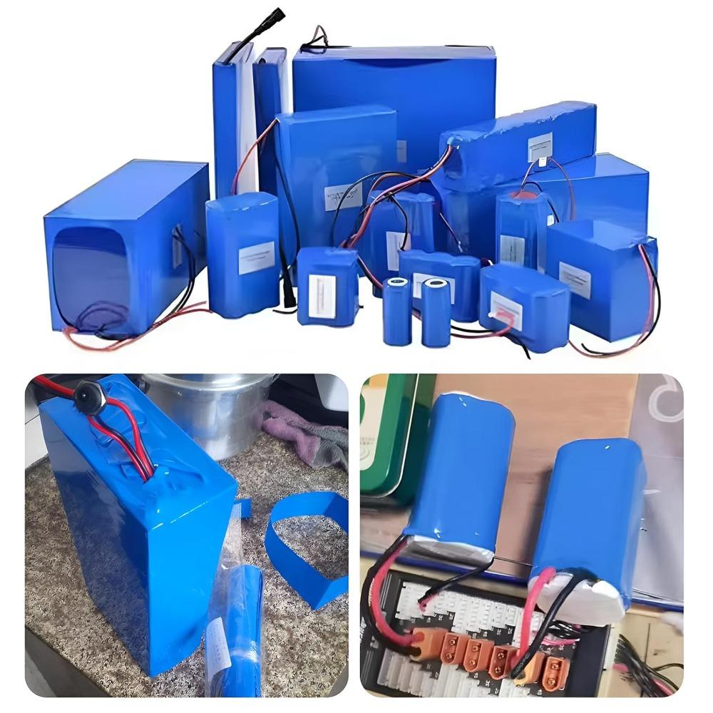 100-500PCS 18650 PVC Heat Shrink Tube Lithium Battery Dedicated Pre-cut Insulated Wrapping Sleeving Shrinkable Heat Sink Tube