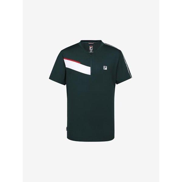 Fila Tennis FuncTional Henley Neck ShorT Sleeve T shirT