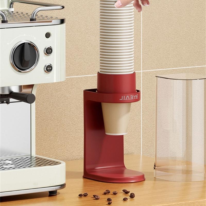 Space Saving Sturdy Paper Cup Organizers Wall Mount Rack With Secure Storage For Multiple Cup Sizes