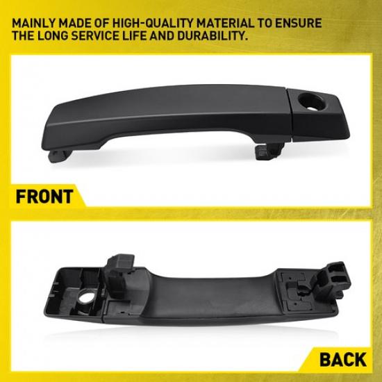 fits Nissan Titan Outside Outer Exterior Door Handle Primed Driver Side Front