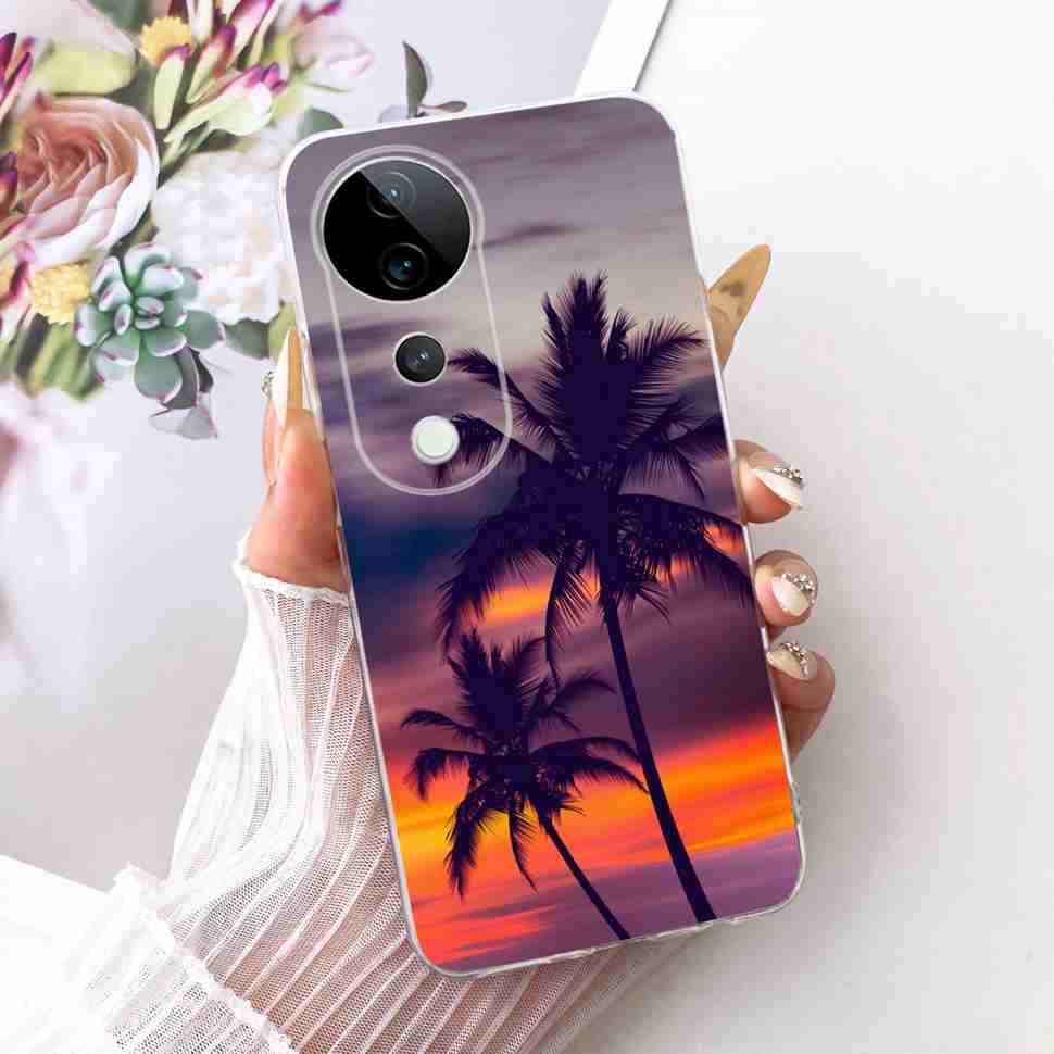 

Luxury Flowers Case For vivo S19 Pro 5G Protection Cover Silicon Soft For vivo S19Pro S 19 S19 Pro V2362A Shockproof Bumper vivo S19 Pro 5G
