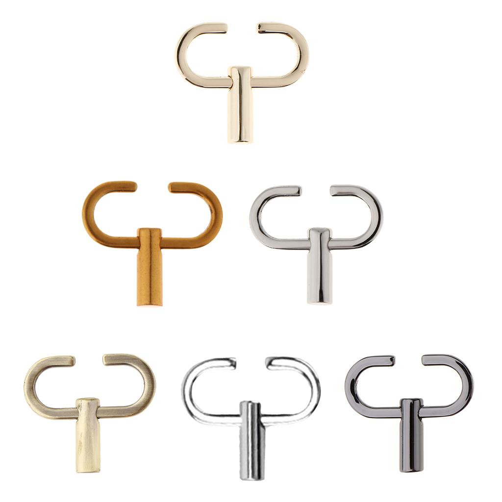 Alloy Bag Chain Strap Buckle Clip for Adjusting Shoulder Chain for Girls Handbags and Purses