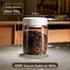 Vacuum-Sealed Moisture-Proof Glass Coffee Storage Jar