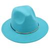 Top Hat Wool Felt Hat Men'S And Women'S Wool Hat Jazz Hat Flat Edge Sun Hat Tide