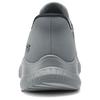 Skechers Bobs Fabric Synthetic Leather Slip-Ins Comfortable Versatile Low-Top Casual Shoes Men Sneaker Dark-Gray 118300-DKGY