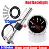 100-600mm Water Level Sensor+52mm Water Level Gauge 0-190ohm Red LED Water Tank Meter Indicator for Marine Boat Car 9-32V