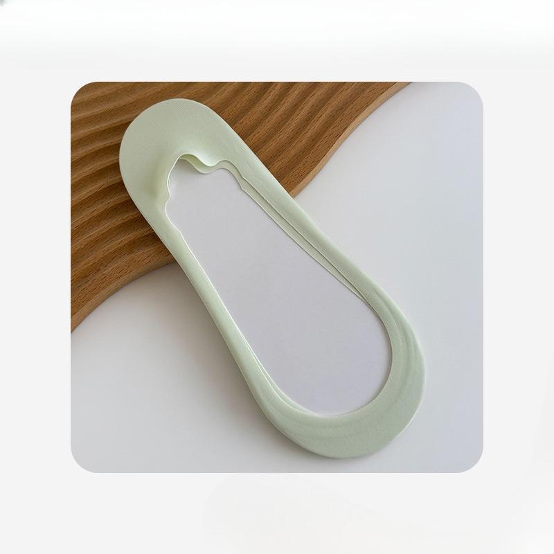 Female Summer Ultra Thin Breathable Invisible Do Not Drop Heel Shallow Mouth Boat Socks