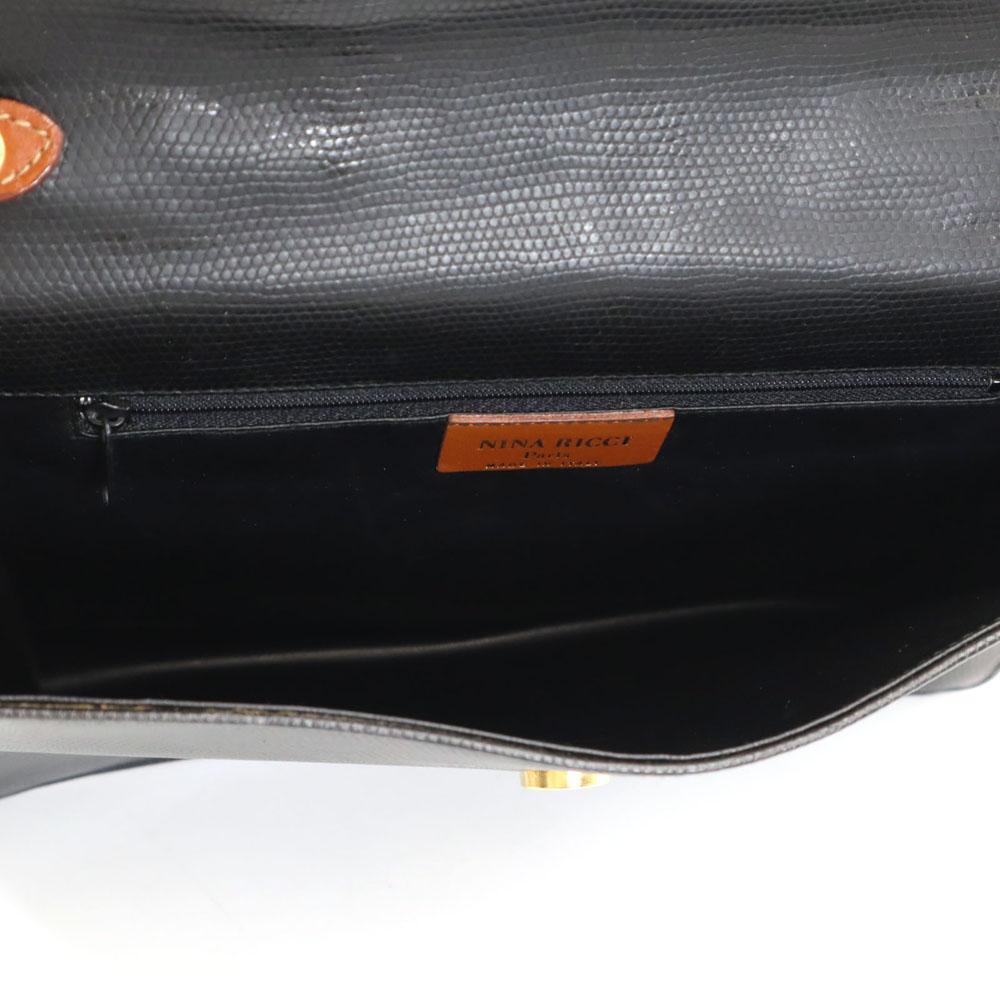 NINA RICCI made in Italy Shoulder Bag black Women Used