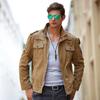 Men Casual Cargo Jackets Men Bomber Jacket Windbreaker Jacket Coat Men Spring Autumn   Outwear Slim Retro Jacket Mens