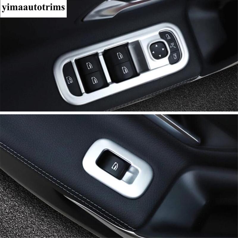 Car Door Armrest Window Lift Button Control Panel Cover Trim Accessories For Mercedes Benz A Class W177 A200 A220  - 2024