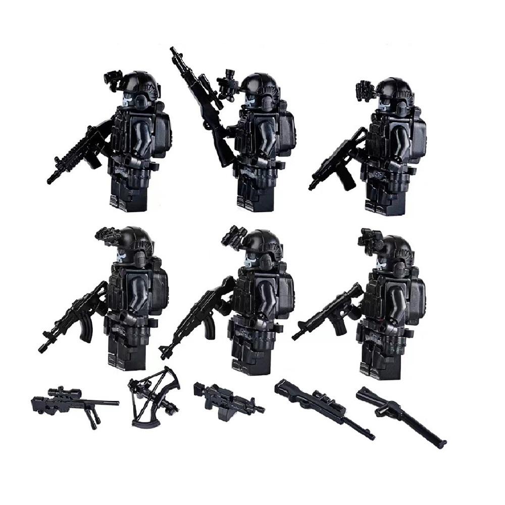 

Военные строительные блоки, камуфляж «Призрак», спецназ, куклы, оружие и снаряжение, подарки на день рождения, гуманоидные куклы.