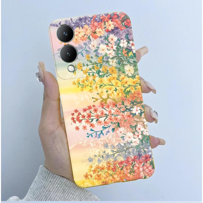 Cute Astronaut Panda Cartoon Phone Case For Vivo Y17s 2023 Casing TPU Slim Back Cover For Vivo Y17S 4G V2310 Soft Silicone Cases