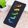 Dachshund And Flower Phone Case for Samsung Galaxy Note 10 Pro S26 Ultra S23 S24 FE S25 S21 S22 PLUS Shockproof Cove