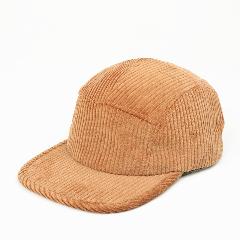 Casquette de baseball en velours côtelé à la mode pour femmes, Taille ajustable, Légère et respirante, Parfaite pour les activités de plein air, Bohème, Couleur unie