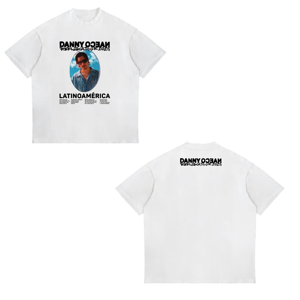 Rapper Danny Ocean Album Tour 2026 Tshrit Unisex Women Hiphop Tshirts Shortsleeved Loose Casual Cotton Highquality Tshirts