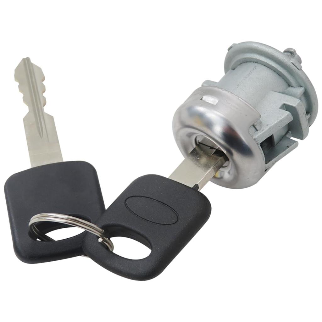 1x Door Tailgate Key Lock Cylinder with 2X Oval Logo Keys 5070032 Fit for Ford Excursion 2000-2005 Replace 7C3Z-1521990-A 7C3Z1521990A F67Z-1022050