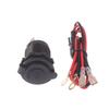 1Pcs Waterproof Plug Socket For Car Truck Motobike Boats Marine Atv 12/24V Car Cigarette Lighter Socket With Fuse And 60Cm Cable