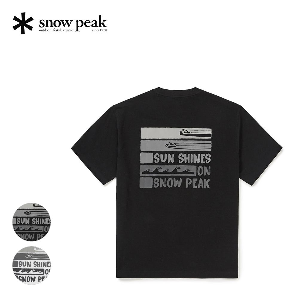 [Snowpeak] Sorona Summer Short Sleeve T-shirt (S25MMFTS10) Black-95