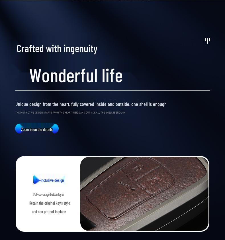 Premium Schutzhülle für Buick Schlüssel: Kompatibel mit älteren Modellen von Yinglang, Junyue, Junwei, GL8, Encore und Yuelang