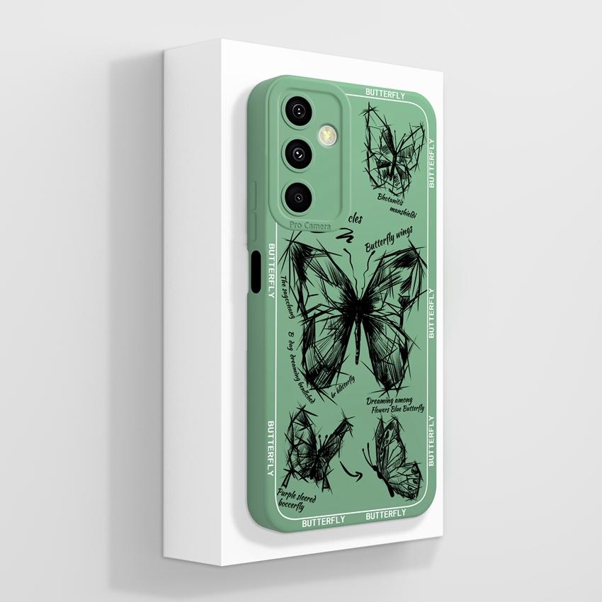 Husă Pentru Samsung M36 M55 M56 A25 A26 A17 F56 Husă Telefon Floare Pictură în Ulei Frumoasă Protecție Ecran Bară de Protecție Moale Husă Rezistentă la Praf Pentru Carcasă Samsung