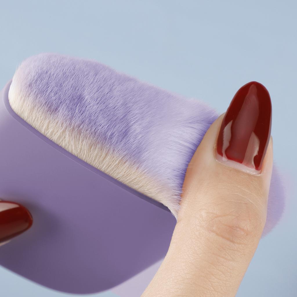 1pcs Blush Brush Lentil Base Brush with Carton Makeup Brush Cute Powder Makeup Brush Tool