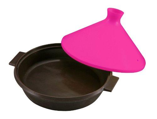 Pearl Metal H&B Silicone Microwave Fast Tagine Pot 22cm Pink C-9230