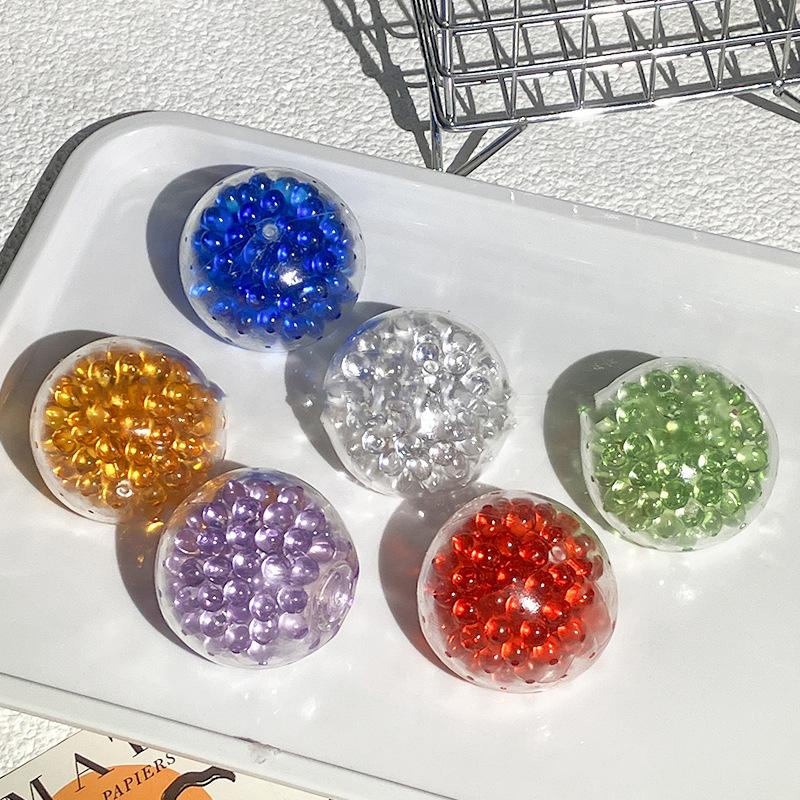 Kreative Explosionsperlen Geräuschvolle Kugel Stressabbauende Spielzeuge Langsam zurückfederndes Spielzeug Fidget-Spielzeug Kinder Dekompressionsspielzeug