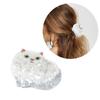 Adorkable Ponytail Claw Hair Clip Barrettes Clamp Kitten Hair Adornment Hair Ornaments Fun Hairpin for Girls Casual Wear