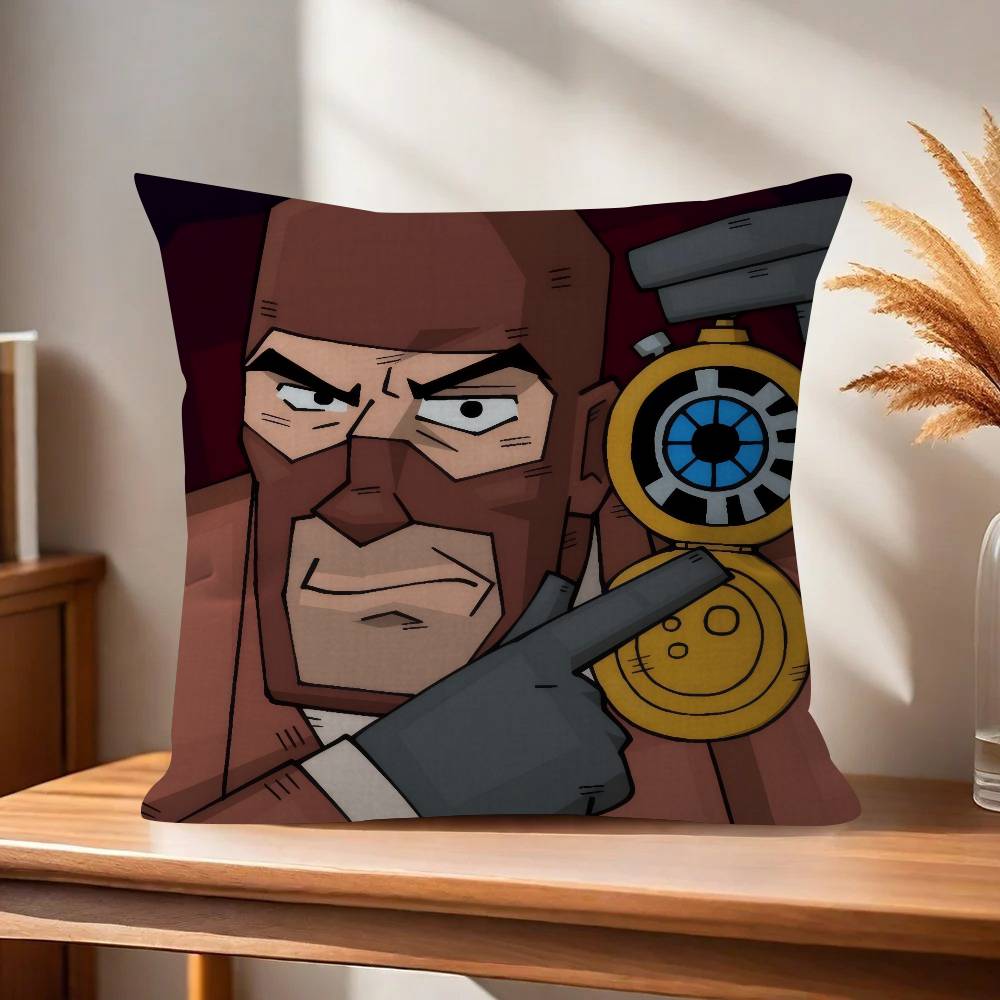GAME TTeam Fortress  Scout Tf  Decorative Room Aesthetics Pillow Case Home Decor Bedroom Sofa Bed Couch Pillow Cover x